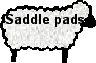 saddle pads button