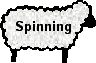 spinning button